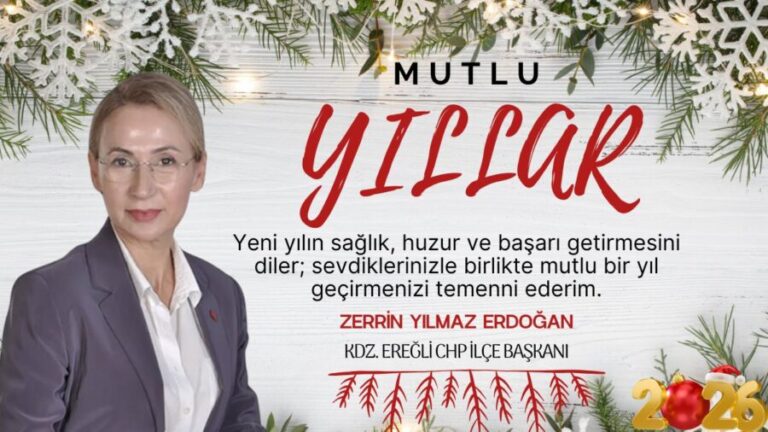 Zerrin Yılmaz Erdoğan’ın yeni yıl mesajı
