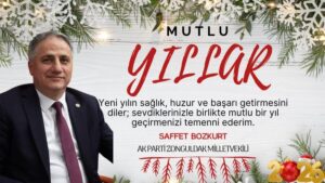 Saffet Bozkurt’un yeni yıl mesajı