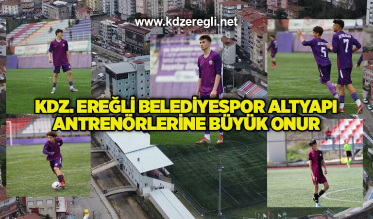 Kdz. Ereğli Belediyespor altyapı antrenörlerine büyük onur: 5 Belediyesporlu isim TFF havuzunda