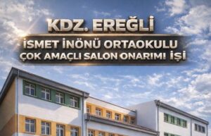 Kdz. Ereğli İsmet İnönü Ortaokulu Spor salonuna kavuşuyor