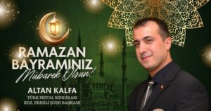 Altan Kalfa bayram tebriği