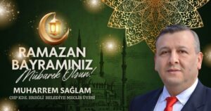 Muharrem Sağlam bayram tebriği