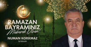 Numan Korkmaz bayram tebriği