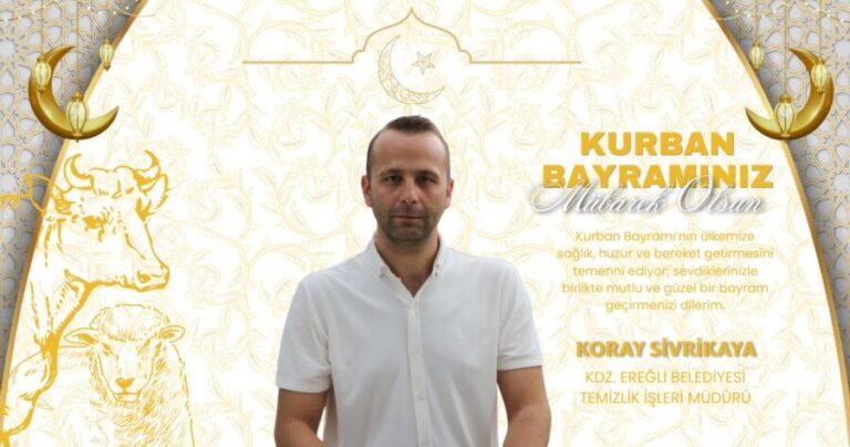 Koray Sivrikaya bayram tebriği