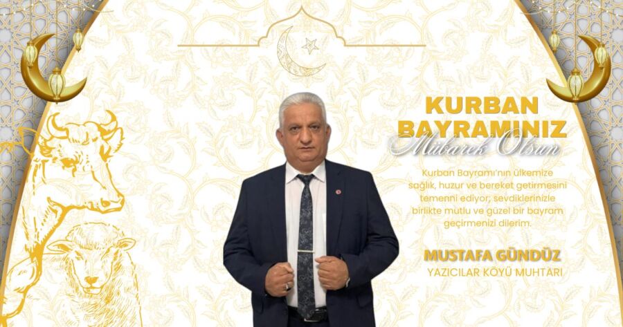 Mustafa Gündüz bayram tebriği