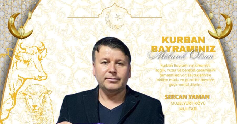 Sercan Yaman bayram tebriği