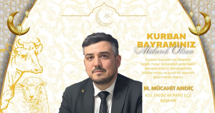 M. Mücahit Andiç bayram tebriği