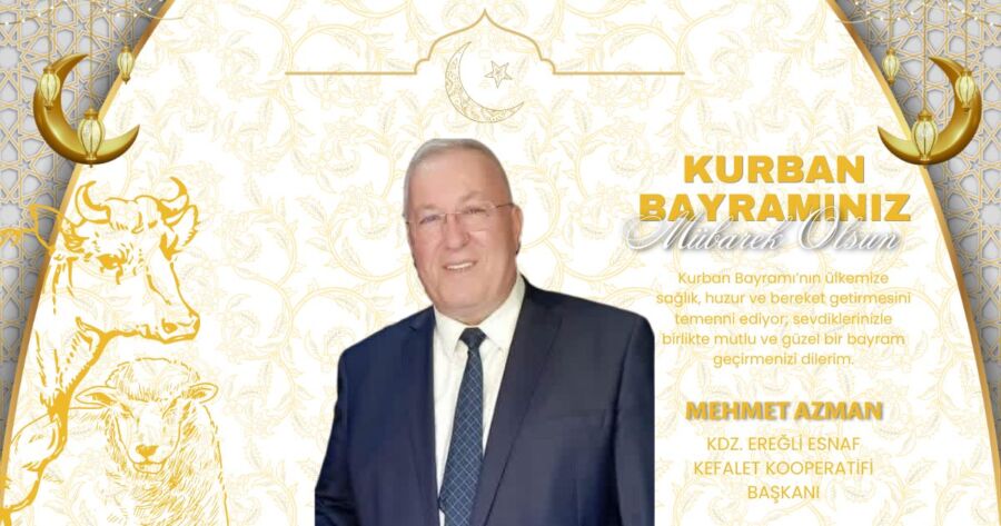Mehmet Azman bayram tebriği