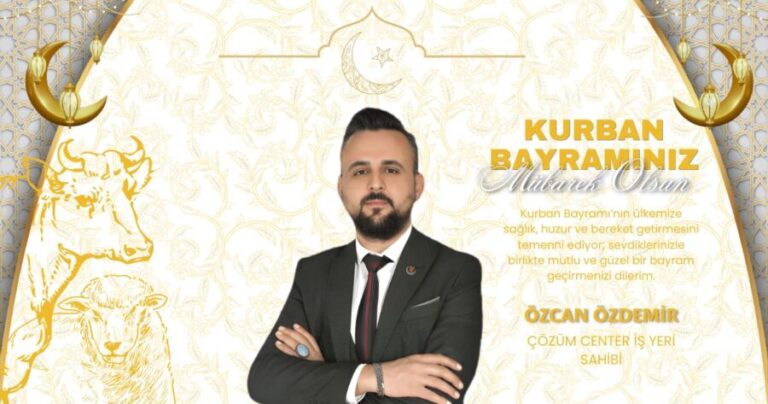 Özcan Özdemir bayram mesajı