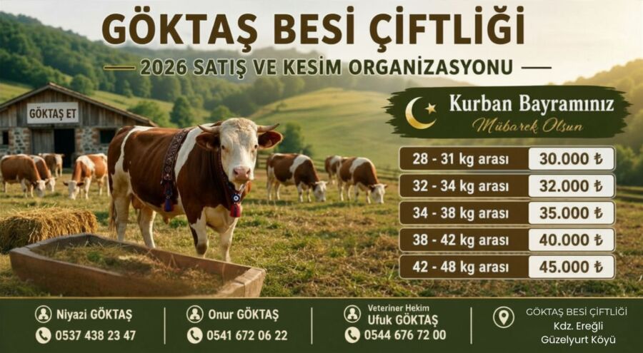 Göktaş Besi Çiftliği’nden Kurban Bayramı Hazırlığı