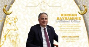 Saffet Bozkurt bayram tebriği