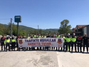 Kdz. Ereğli jandarma ekipleri ile motorcular bir araya geldi