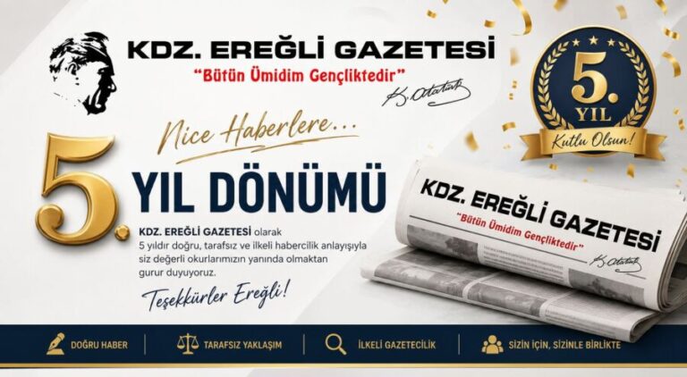Kdz. Ereğli Gazetesi’nin 5. Yılı Kutlu Olsun