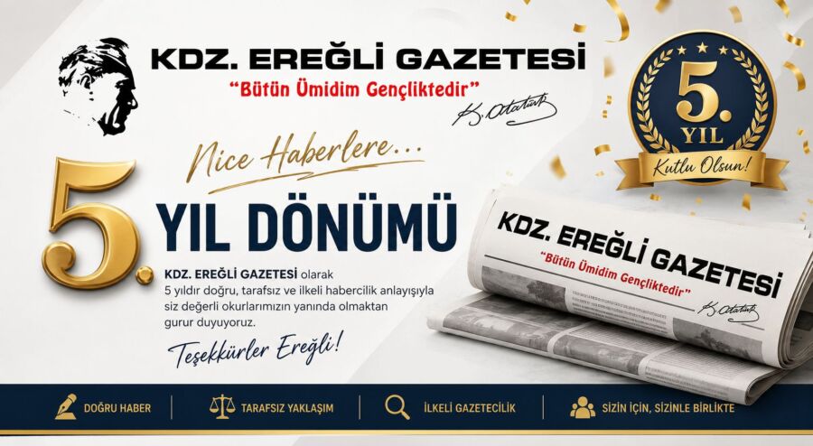 Kdz. Ereğli Gazetesi’nin 5. Yılı Kutlu Olsun