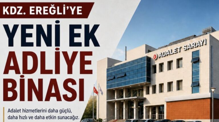 Kdz. Ereğli’ye ek adliye binasının ihale tarihi belli oldu