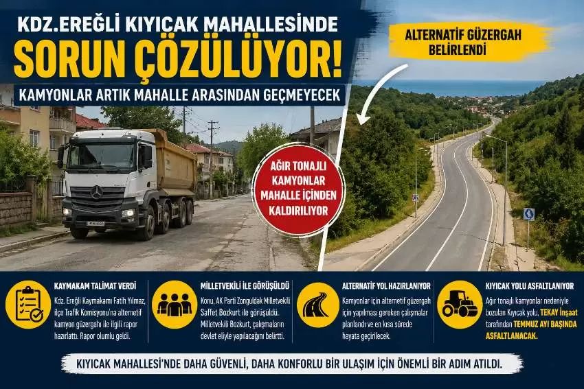 Kaymakam Fatih Yılmaz el attı. Kıyıcak’ta sorun çözüldü.