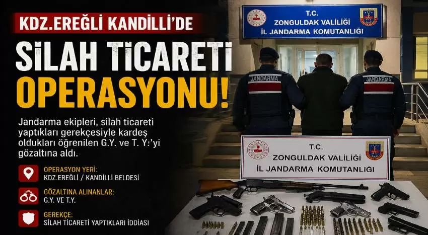 Kandilli’de Silah Ticareti Operasyonu: 2 Kişi Gözaltına Alındı