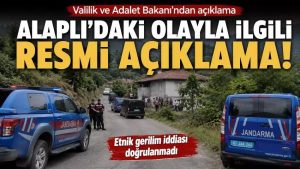 Alaplı’daki olayla ilgili resmi açıklama: “Münferit bir anlaşmazlık”