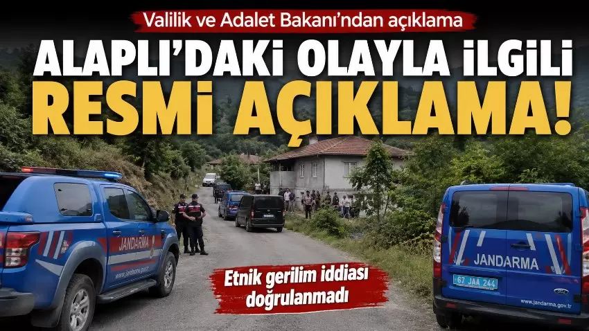 Alaplı’daki olayla ilgili resmi açıklama: “Münferit bir anlaşmazlık”