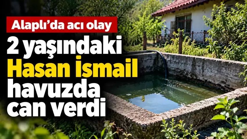 Alaplı’da acı olay: 2 yaşındaki Hasan İsmail havuzda can verdi
