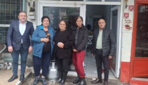 Demirkol ve Aygün, Yağıştan Etkilenen Esnafı Yalnız Bırakmadı