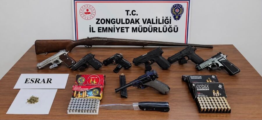 Kdz. Ereğli’de kaçak silah operasyonu: 3 kişi tutuklandı